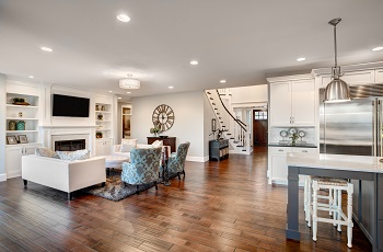 Modern Living Room In Home